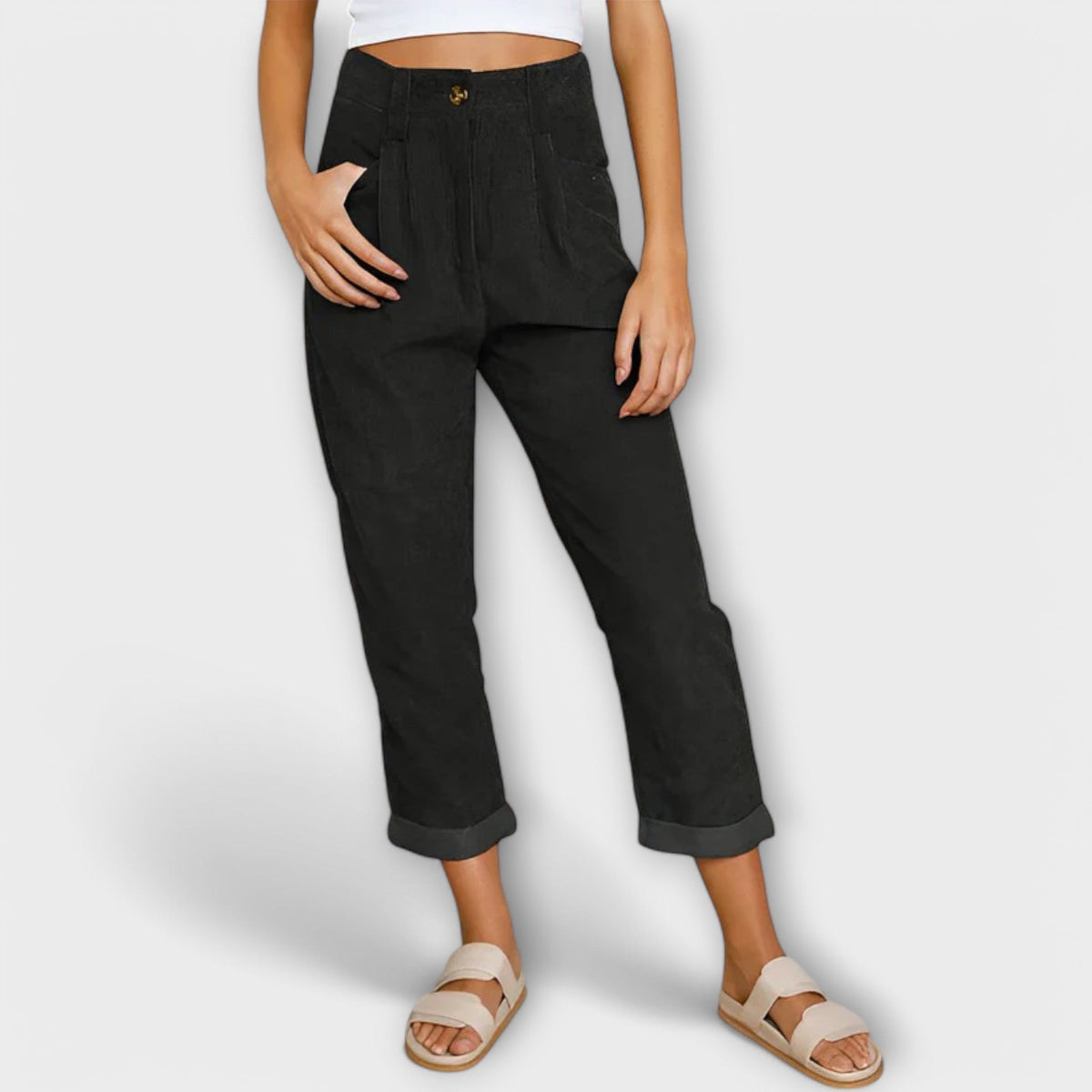 Jana – Pantaloni in velluto moderni
