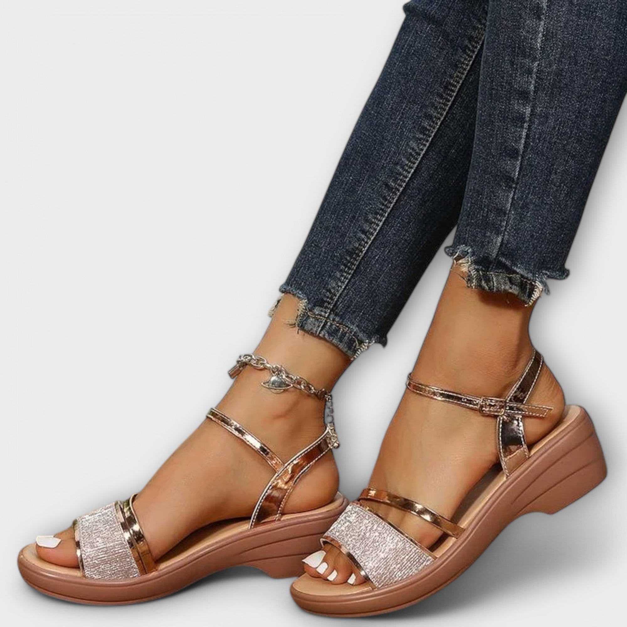 Blanca™ – Sandalia Crystal Comfort