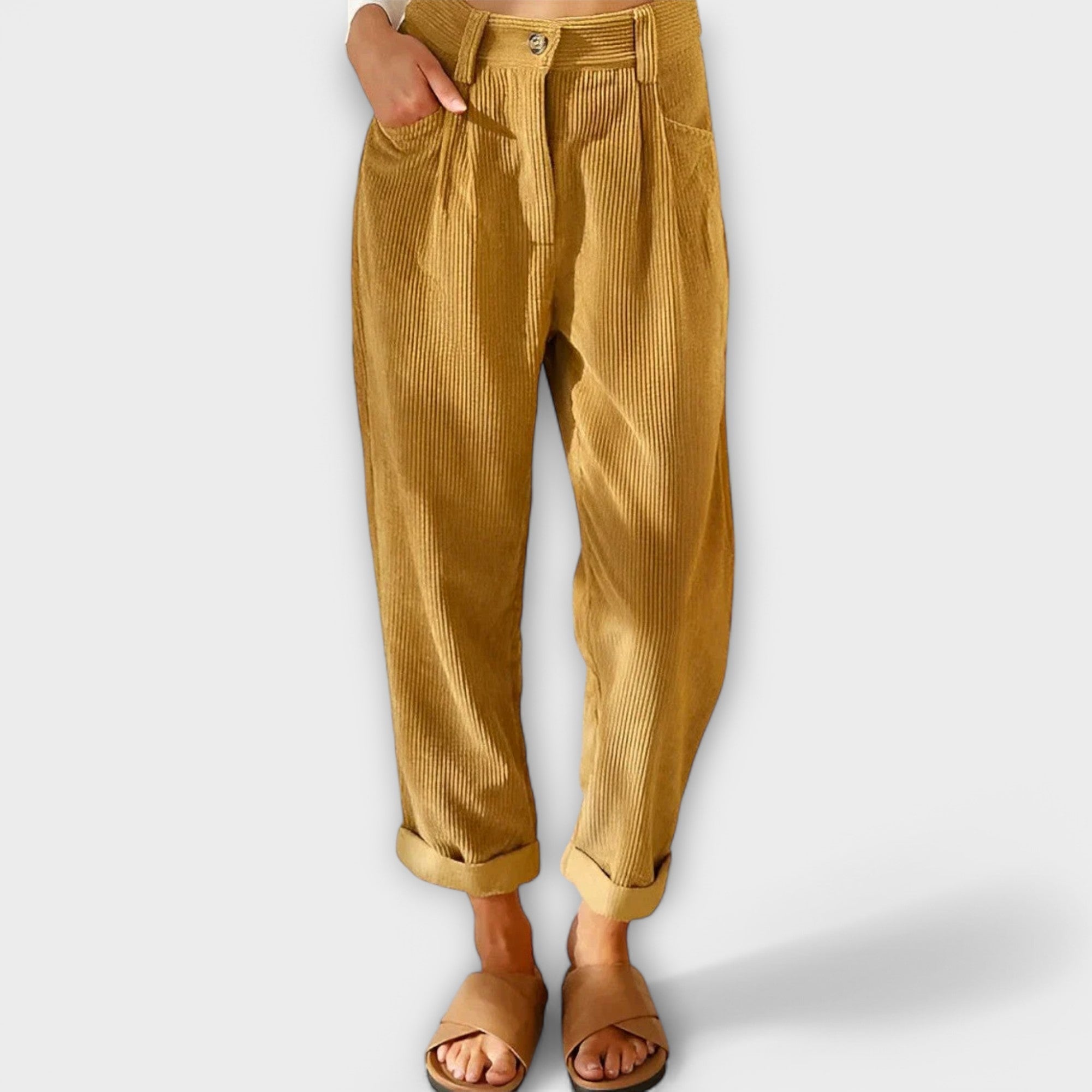 Jana – Pantaloni in velluto moderni