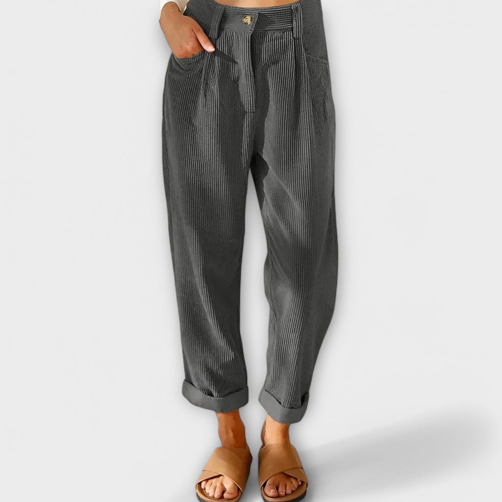Jana – Pantaloni in velluto moderni