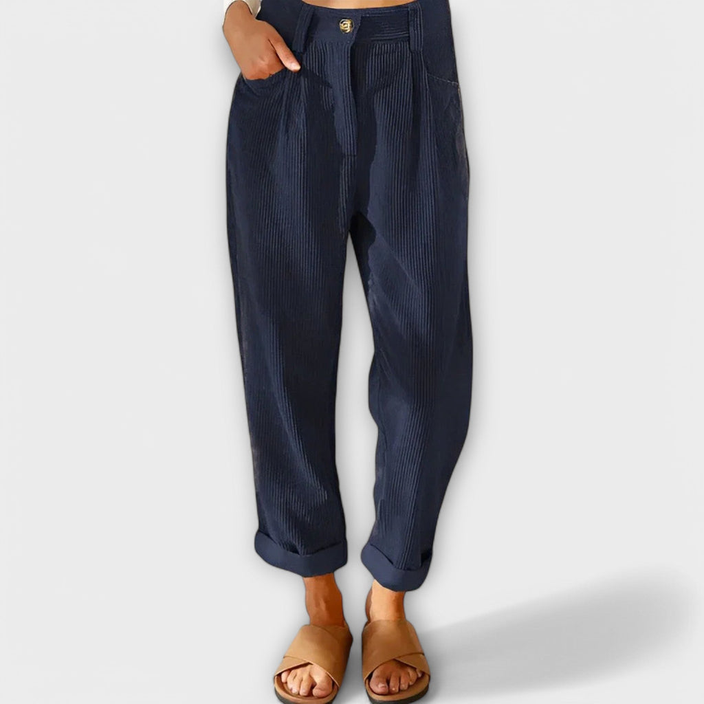 Jana – Pantaloni in velluto moderni