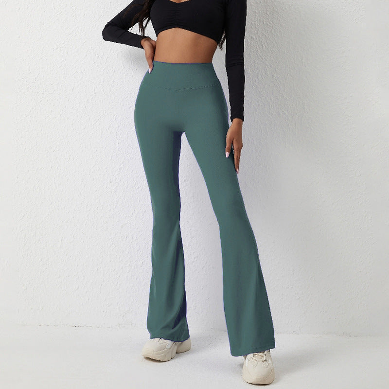 Serena – Pantaloni casual con gamba a campana